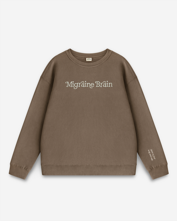 Migraine Brain Crewneck - SEE THE WAY I SEE