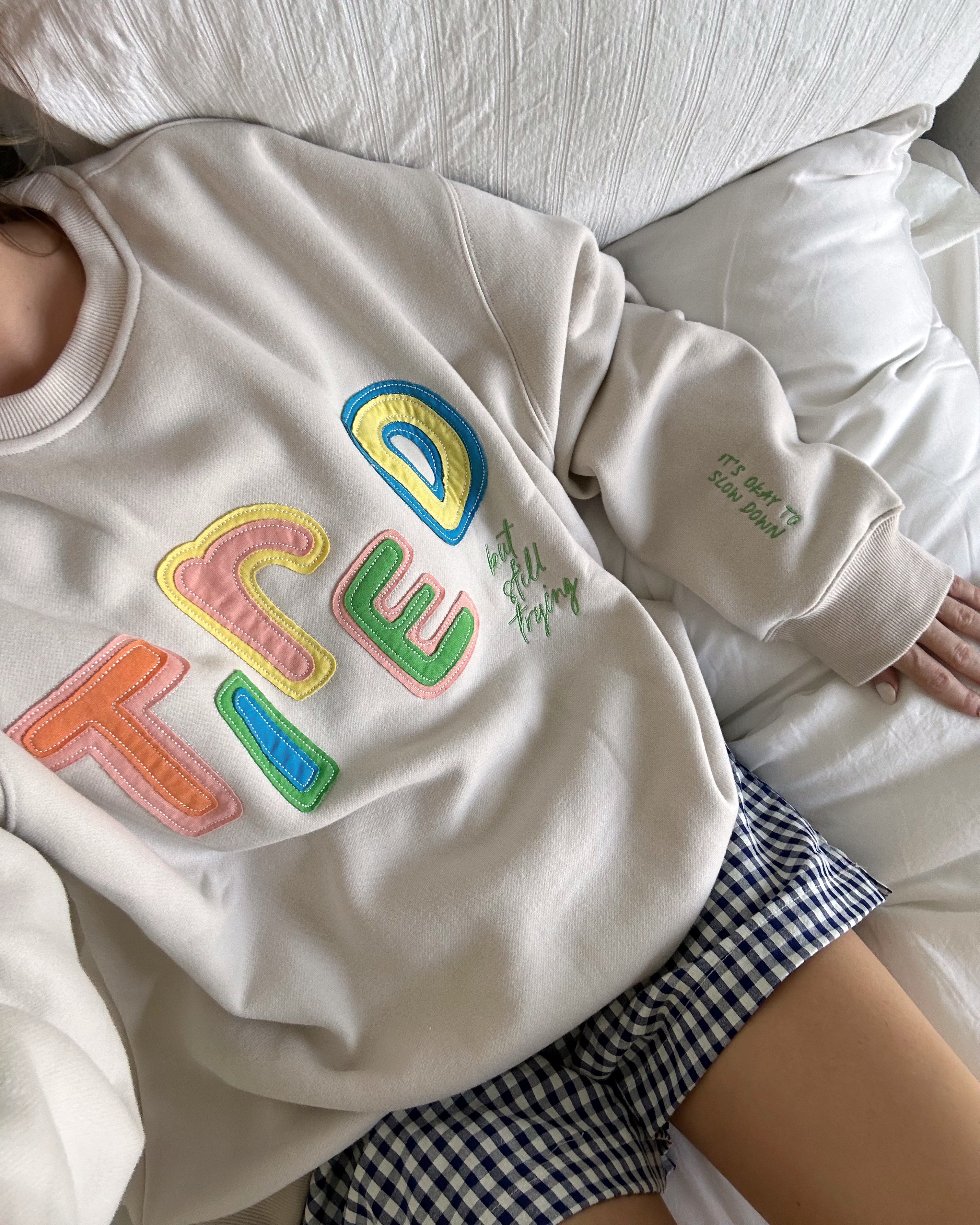 Tired (But Still Trying) Crewneck - SEE THE WAY I SEE