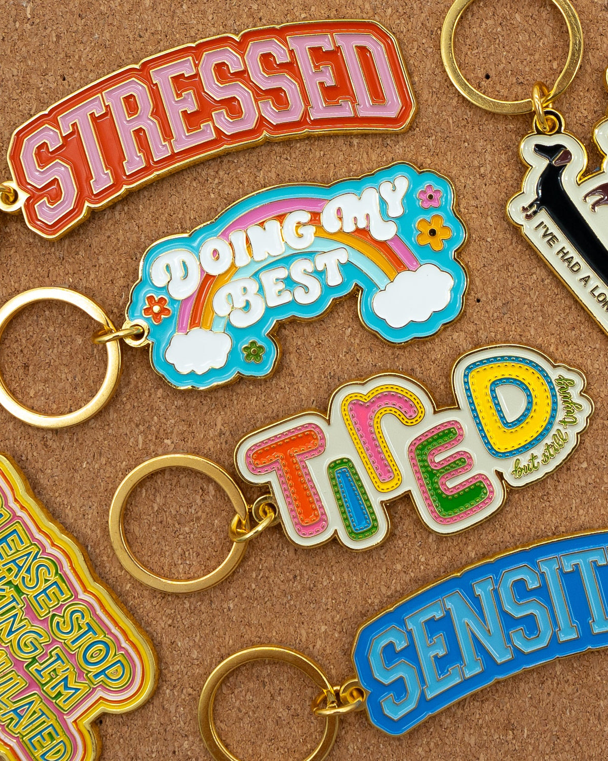 Emotional Support Keychains