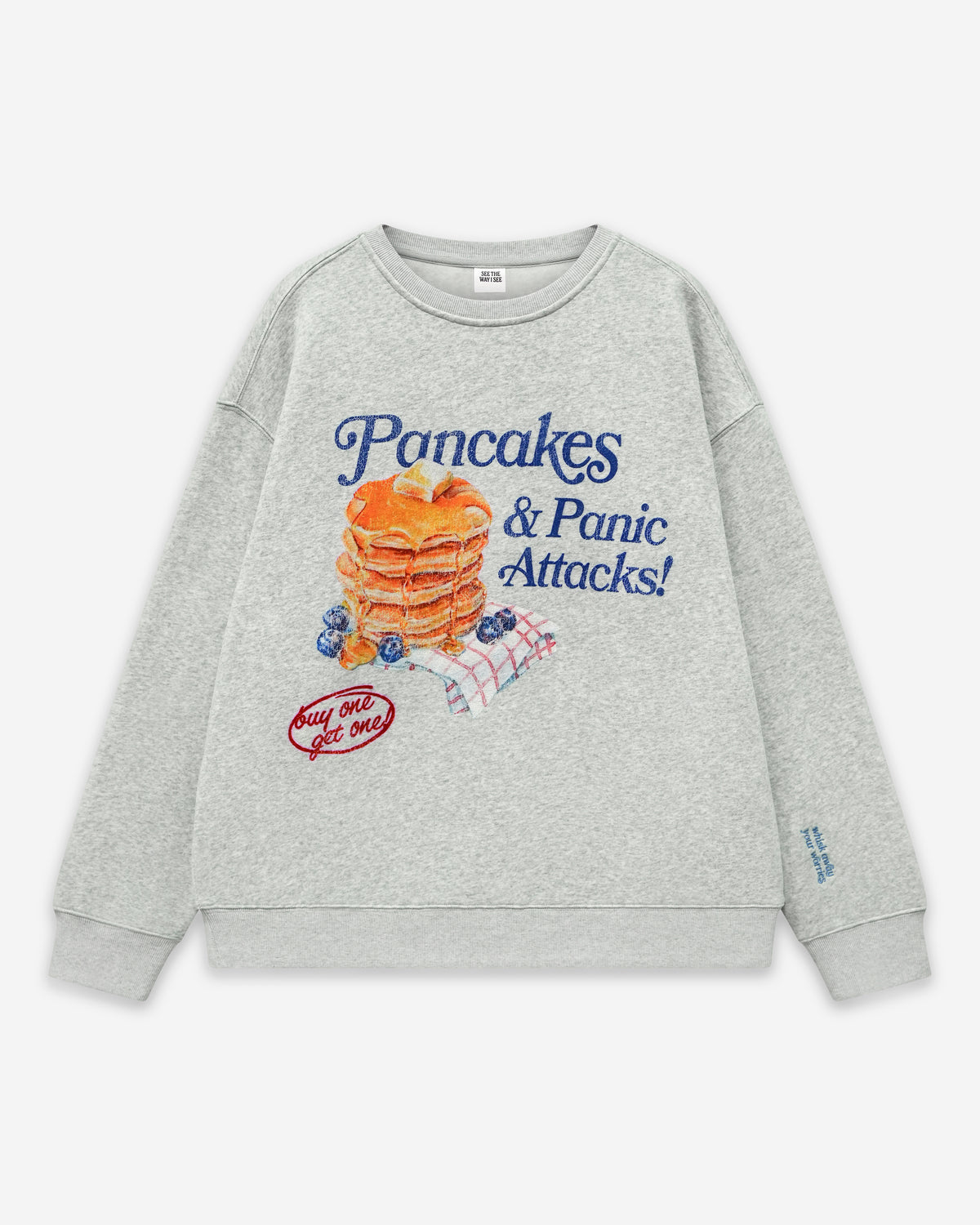 Pancakes &amp; Panic Attacks! Crewneck