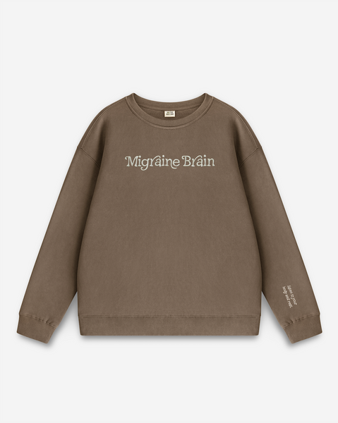 Migraine Brain Crewneck - SEE THE WAY I SEE