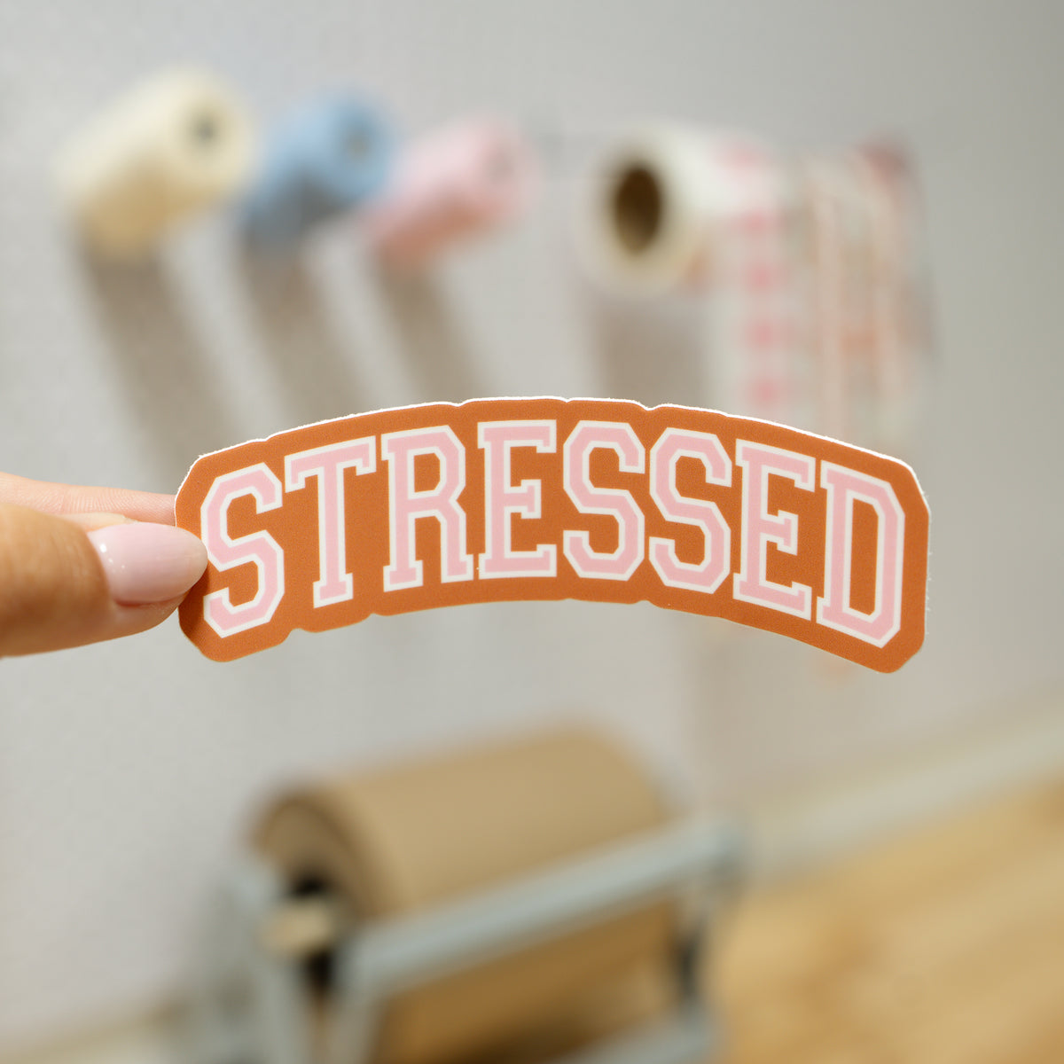Stressed Sticker
