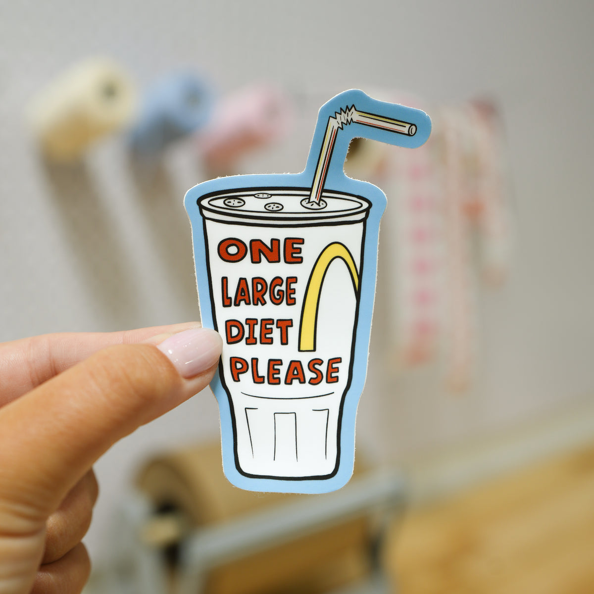 Large Diet Sticker