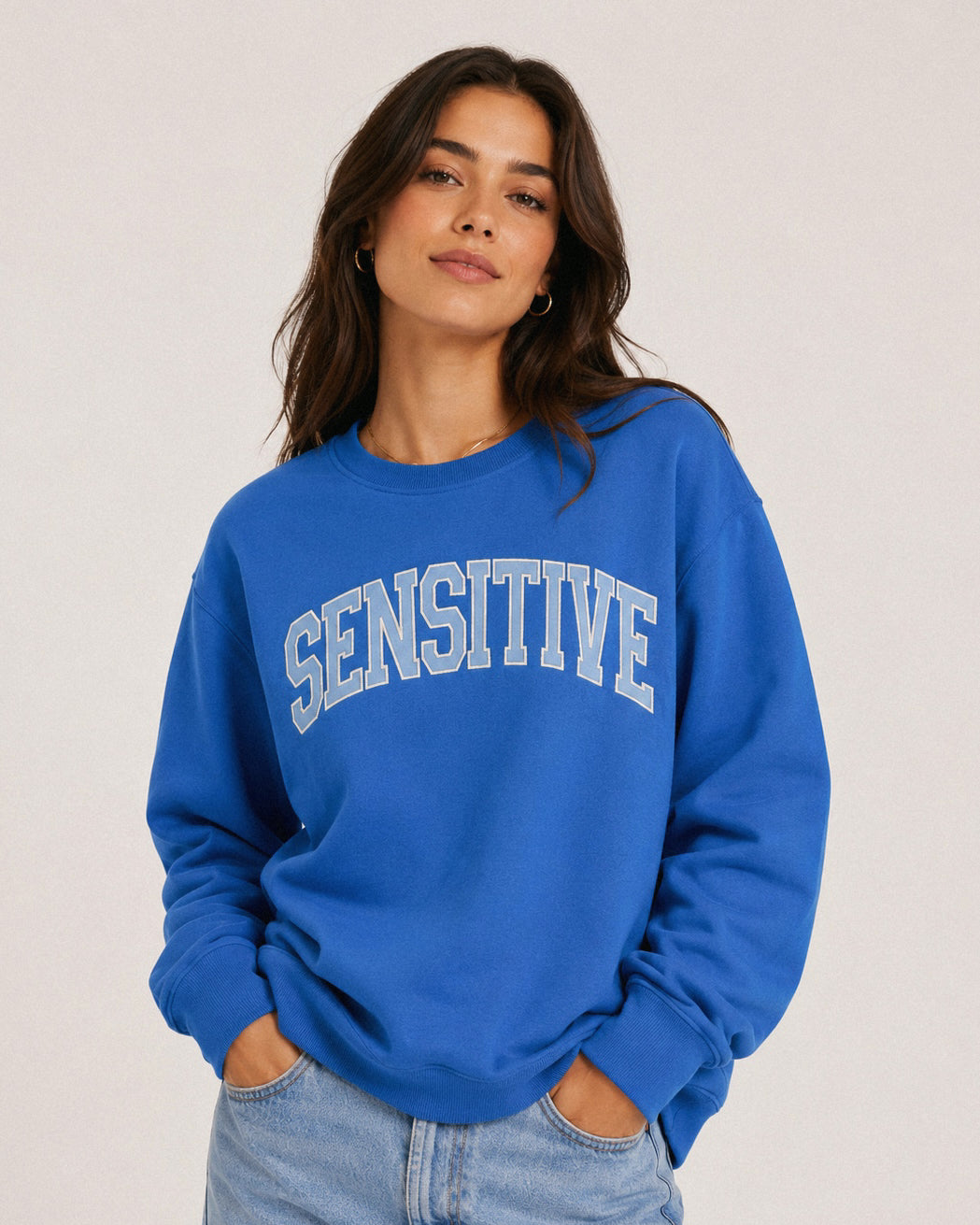 Sensitive (Handle With Care) Lightweight Crewneck
