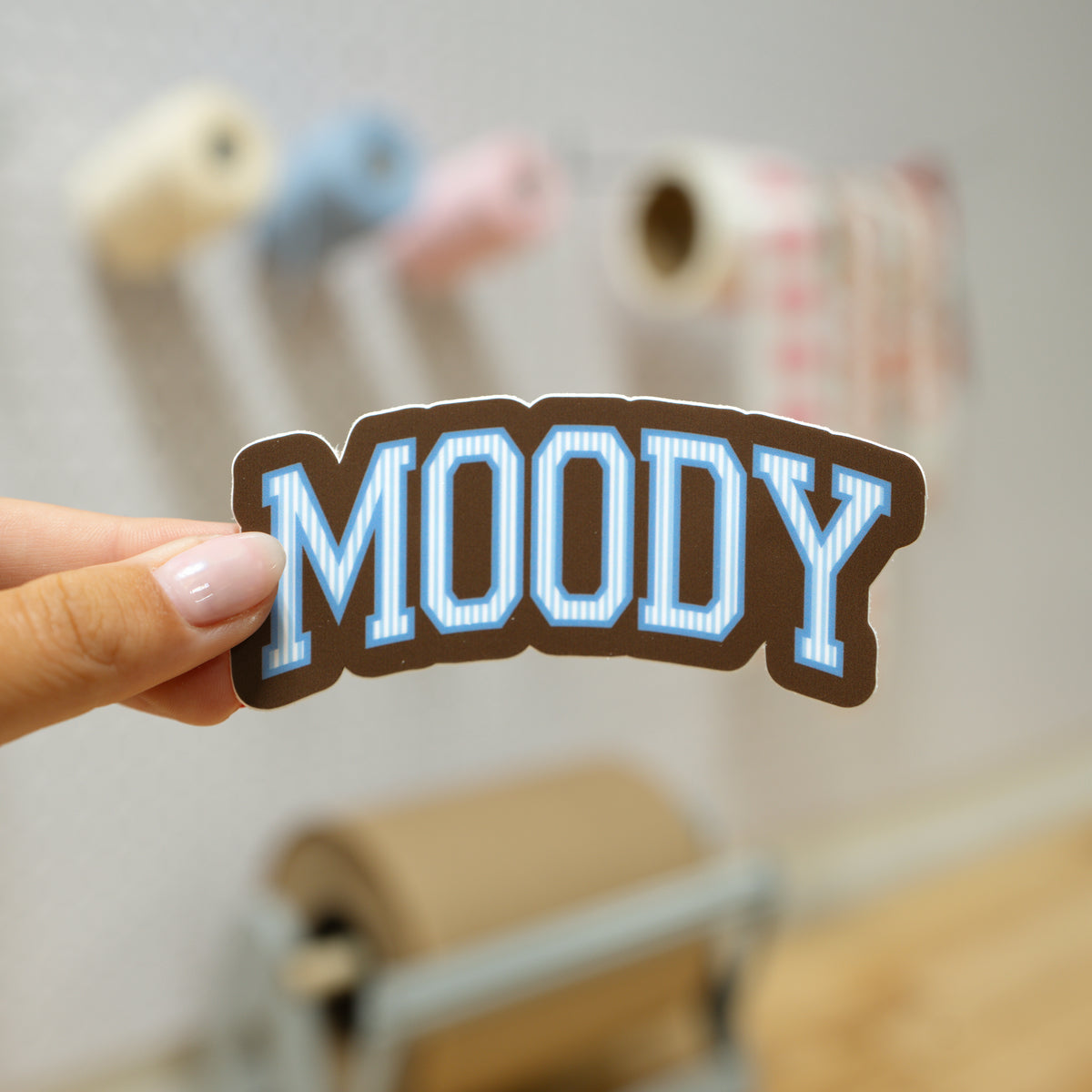 Moody Sticker