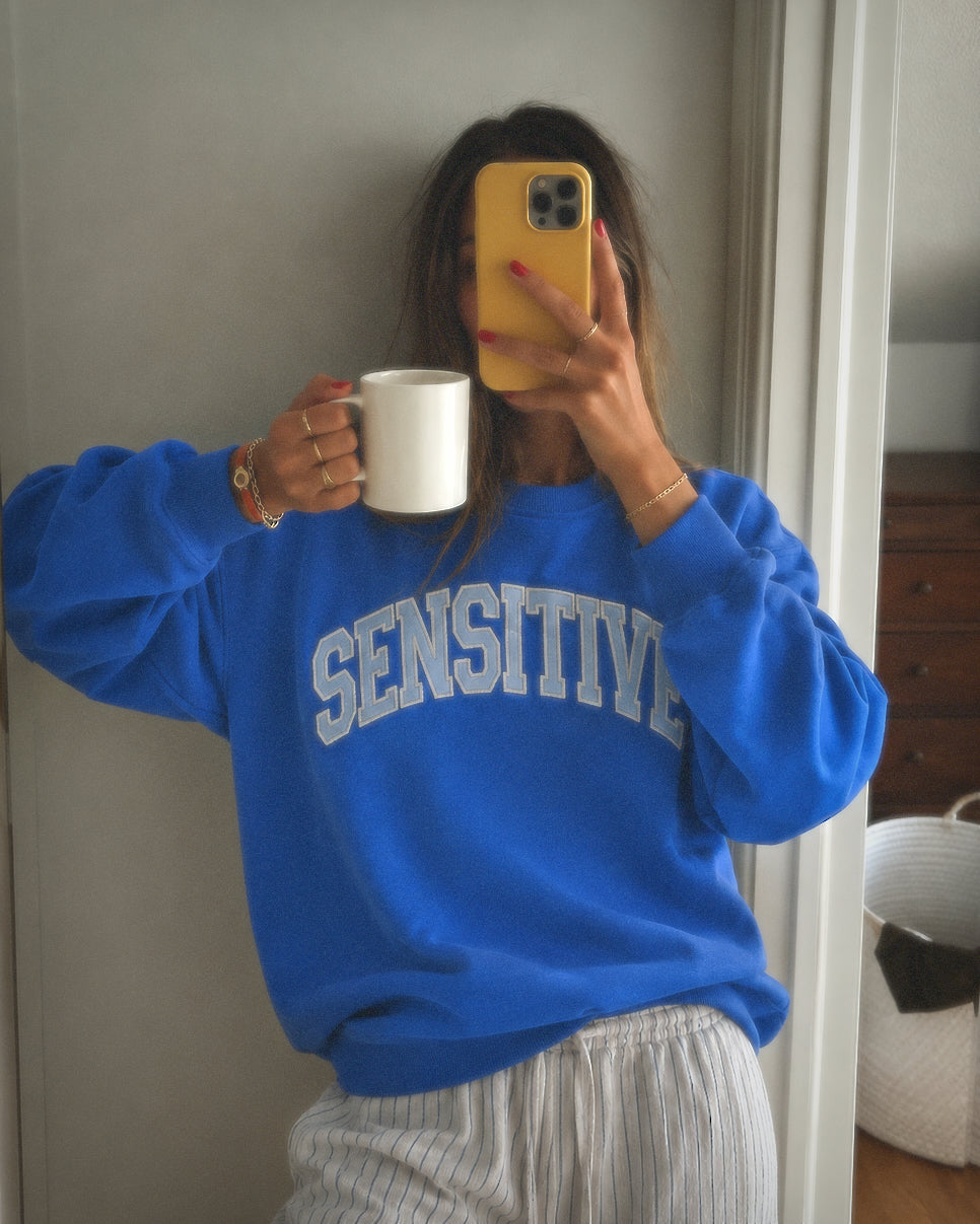 Sensitive (Handle With Care) Lightweight Crewneck