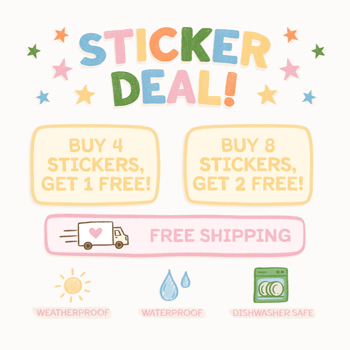 Stressed Sticker